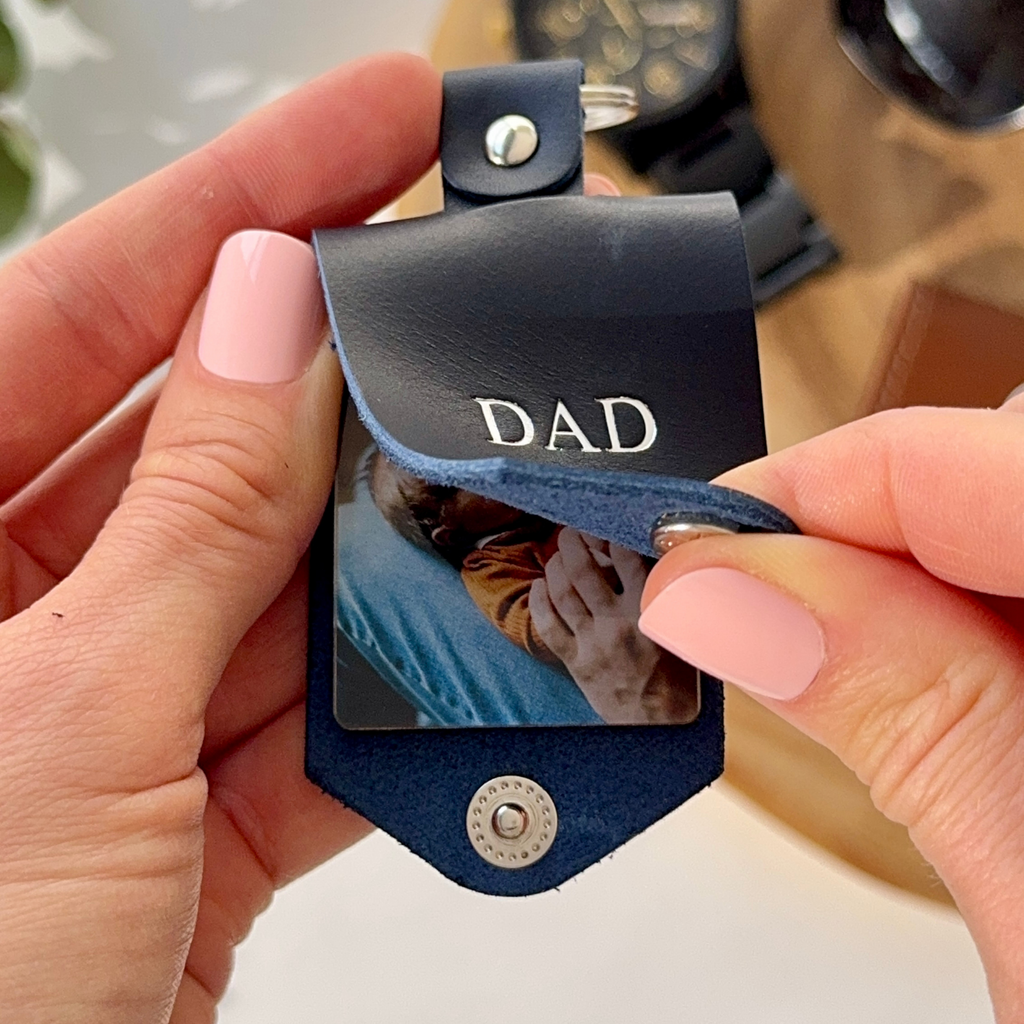 Monogram Photo Keytag