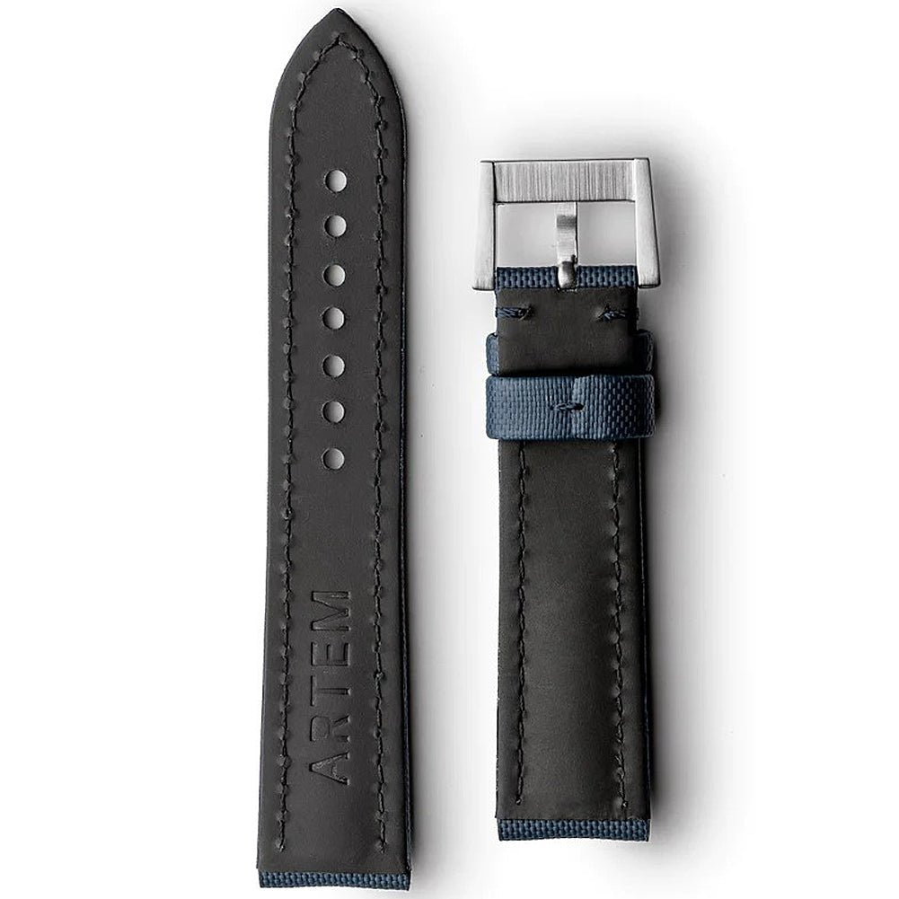 Artem Classic Sailcloth Watch Strap - Blue
