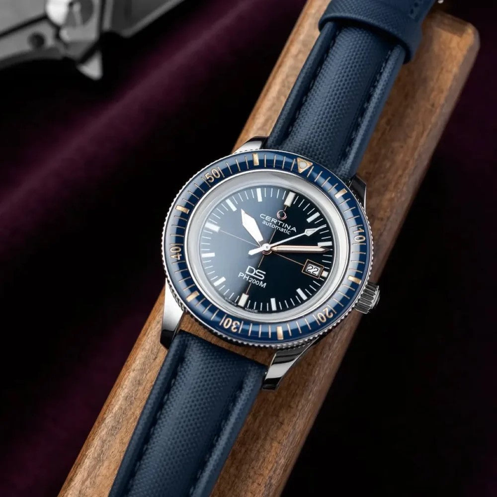 Artem Classic Sailcloth Watch Strap - Blue