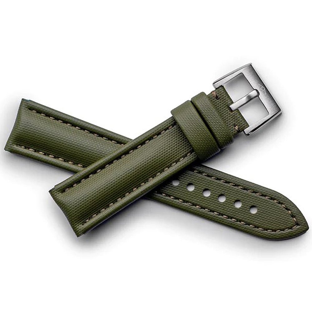 Artem Classic Sailcloth Watch Strap - Green