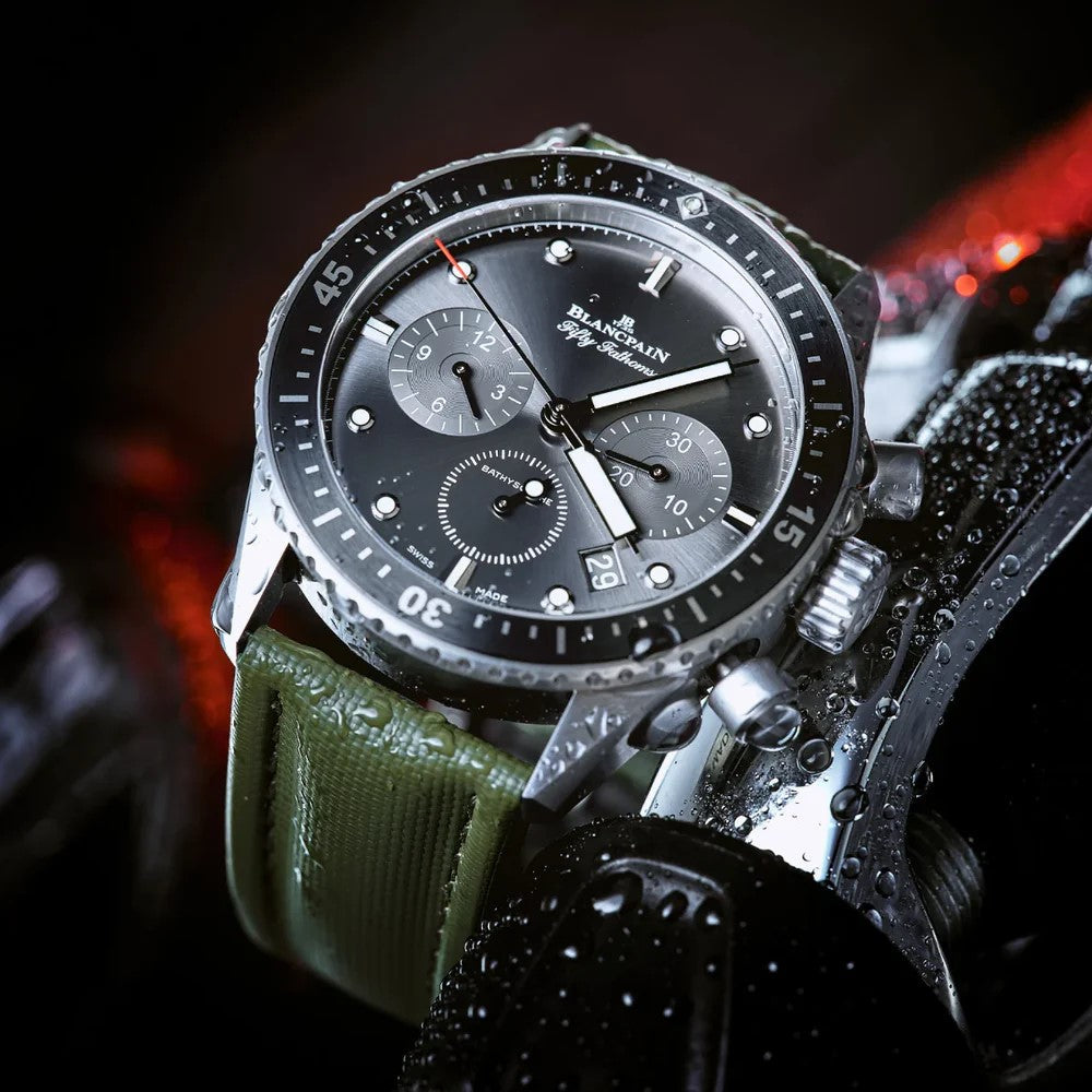 Artem Classic Sailcloth Watch Strap - Green