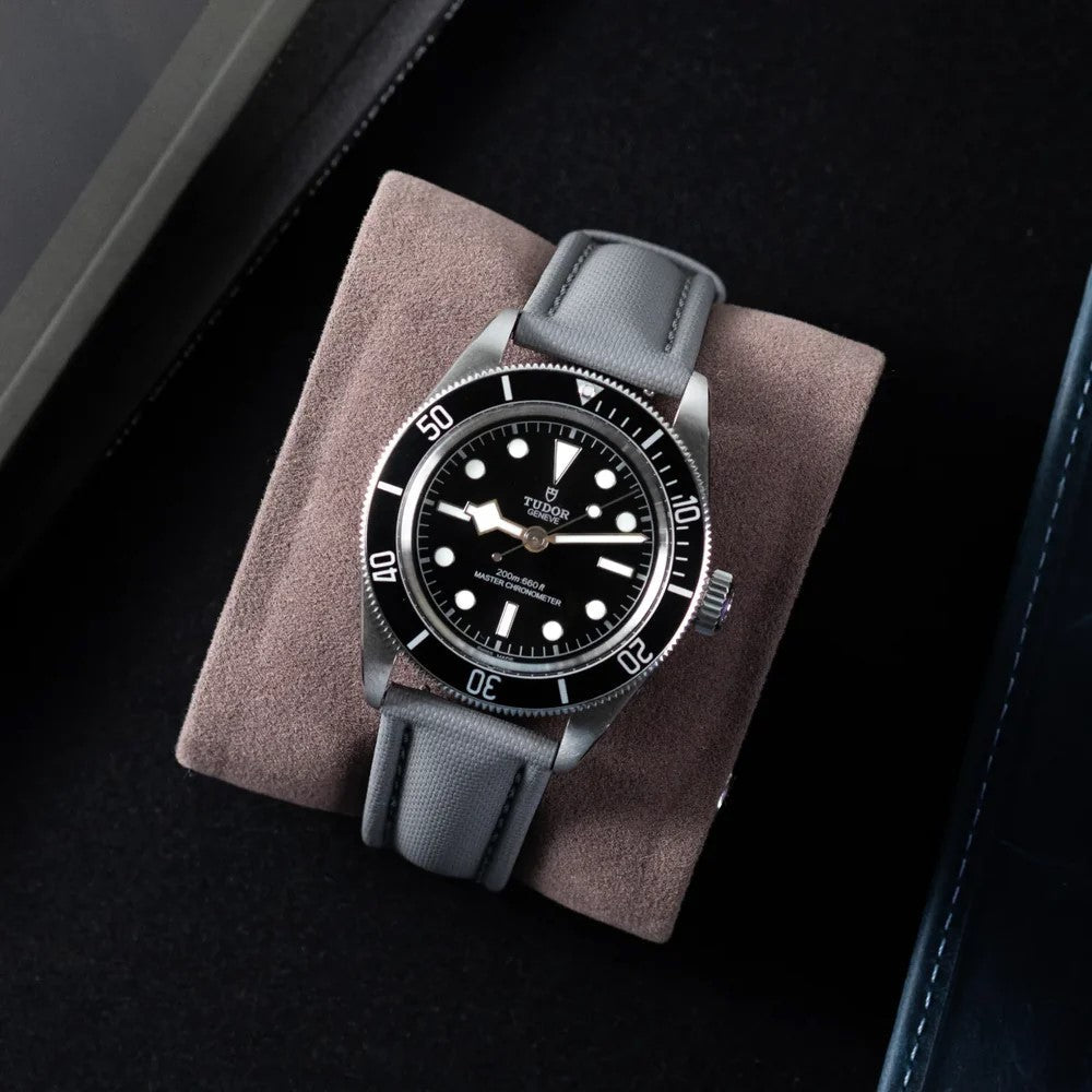 Artem Classic Sailcloth Watch Strap - Grey