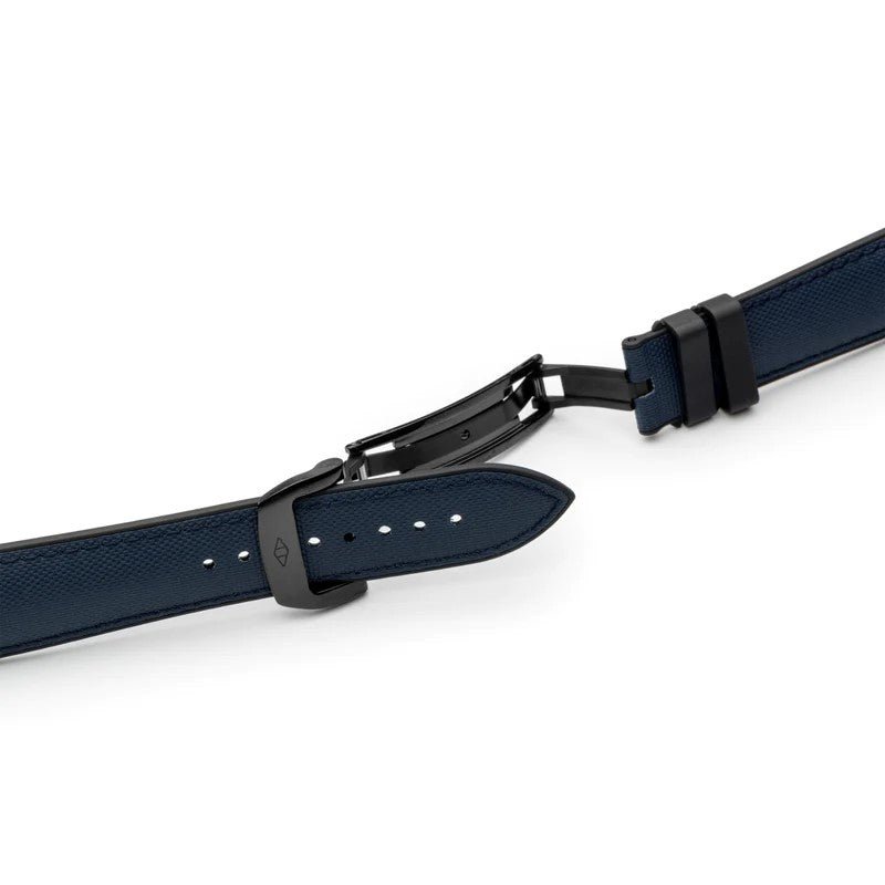 Artem HydroFlex Sailcloth FKM Rubber Watch Strap - Blue