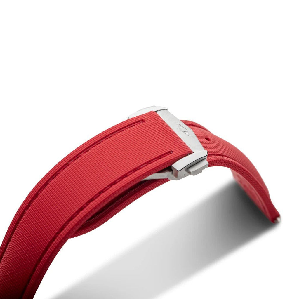 Artem Loop-Less HydroFlex Sailcloth Watch Strap - Blood Moon