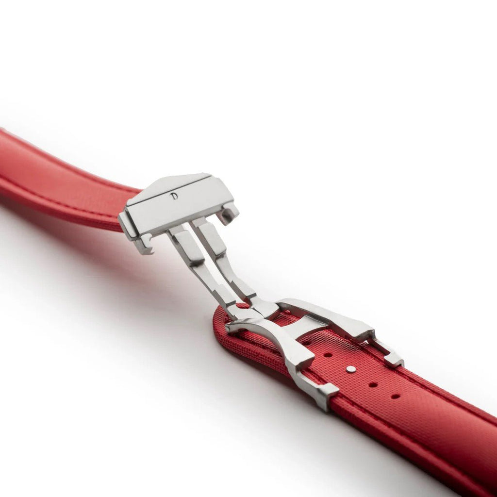 Artem Loop-Less HydroFlex Sailcloth Watch Strap - Blood Moon