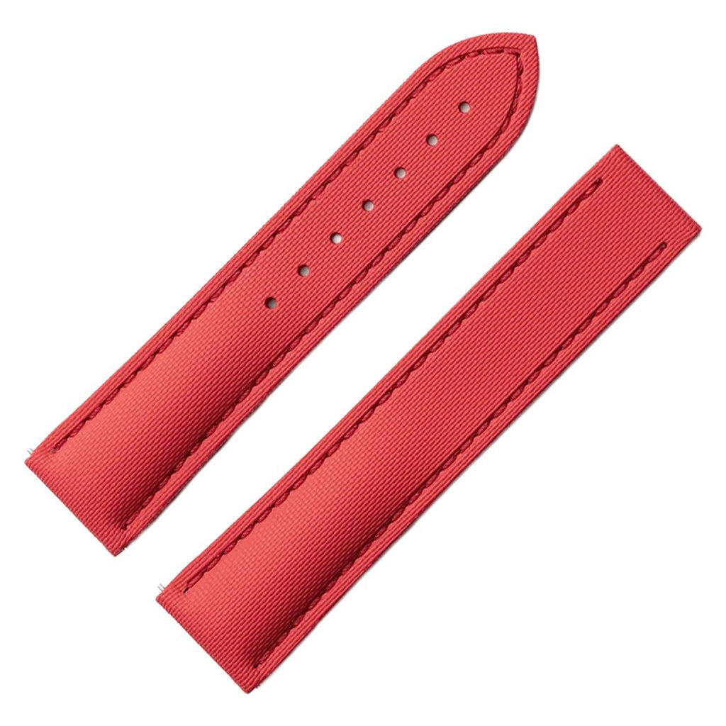 Artem Loop-Less HydroFlex Sailcloth Watch Strap - Blood Moon