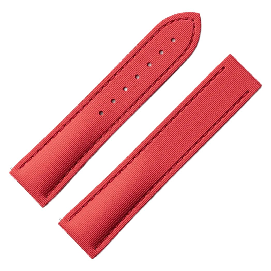 Artem Loop-Less HydroFlex Sailcloth Watch Strap - Blood Moon