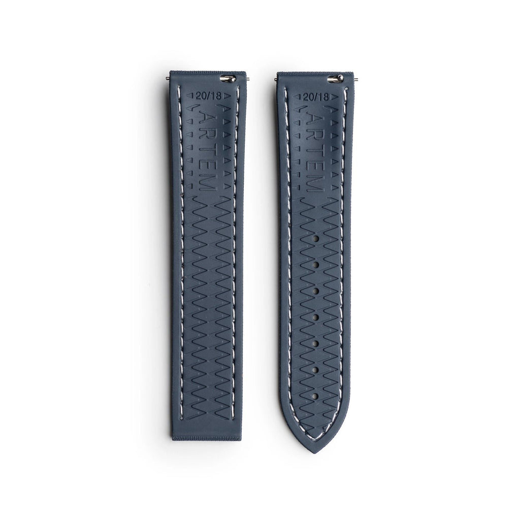 Artem Loop-Less HydroFlex Sailcloth Watch Strap - Cosmic Tide