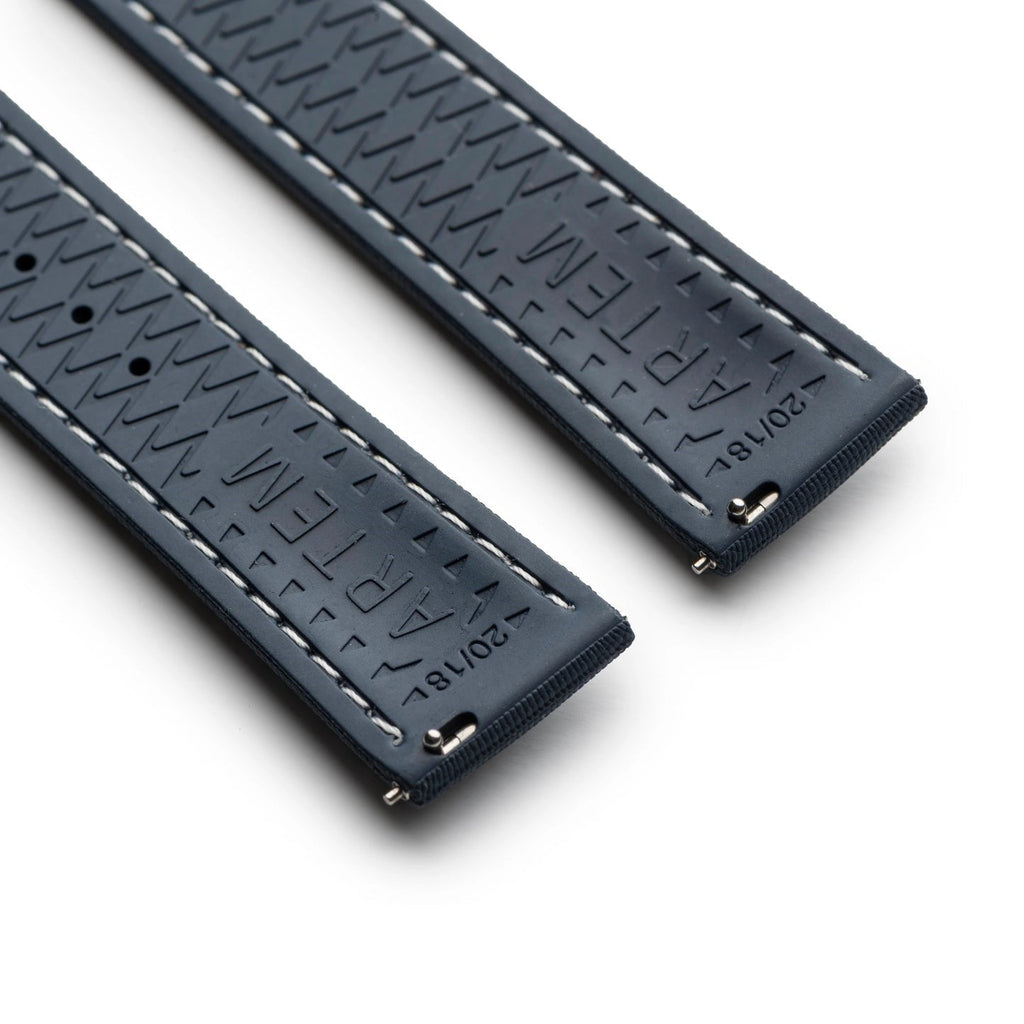 Artem Loop-Less HydroFlex Sailcloth Watch Strap - Cosmic Tide