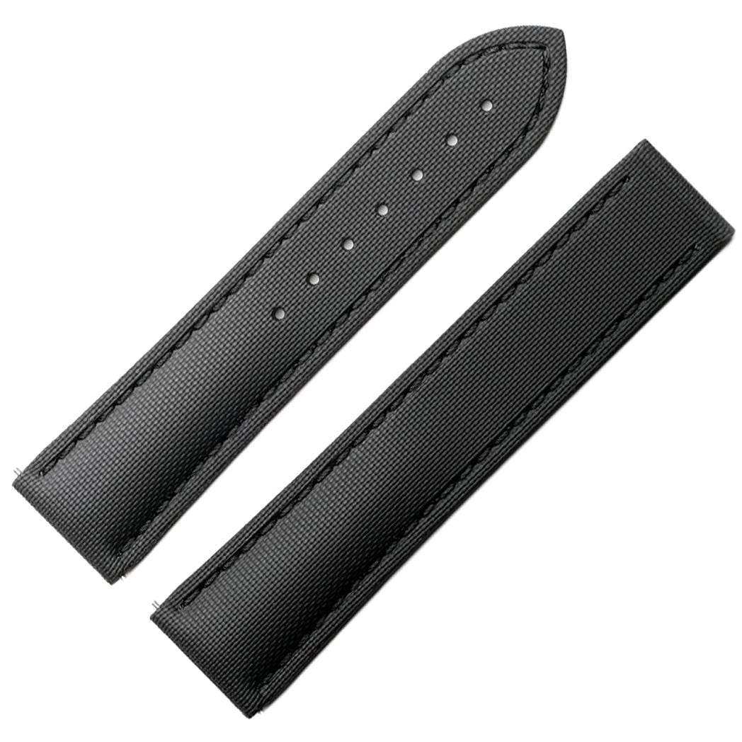 Artem Loop-Less HydroFlex Sailcloth Watch Strap - Dark Matter