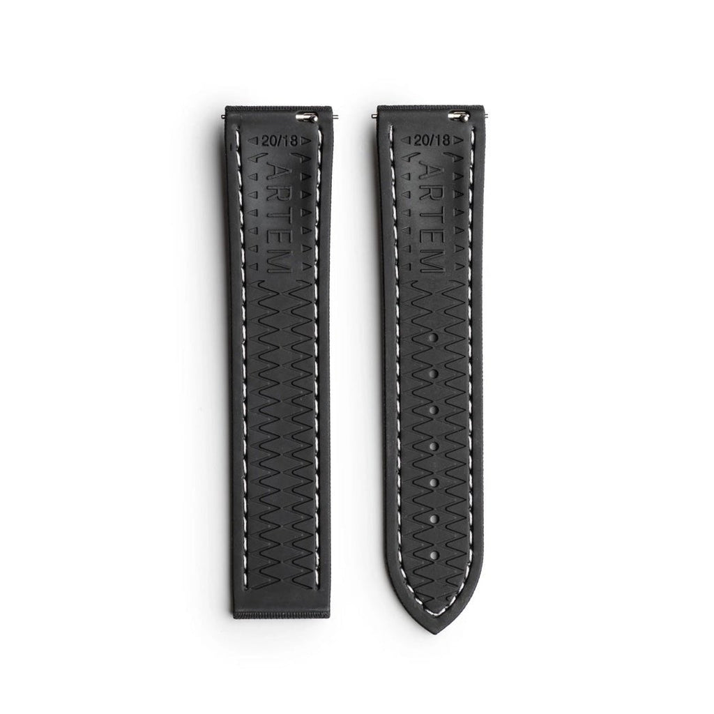 Artem Loop-Less HydroFlex Sailcloth Watch Strap - Event Horizon