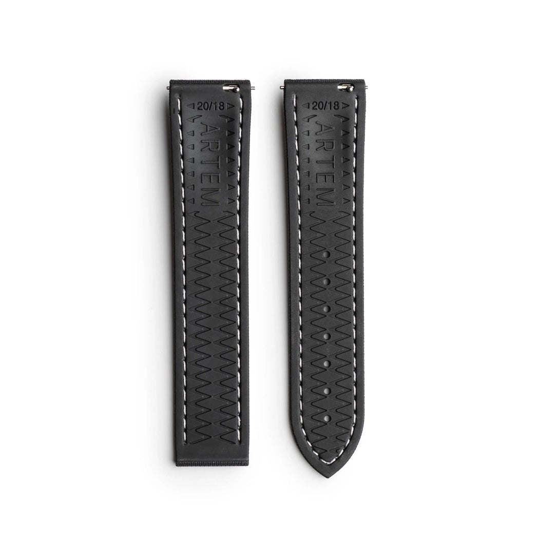 Artem Loop-Less HydroFlex Sailcloth Watch Strap - Event Horizon