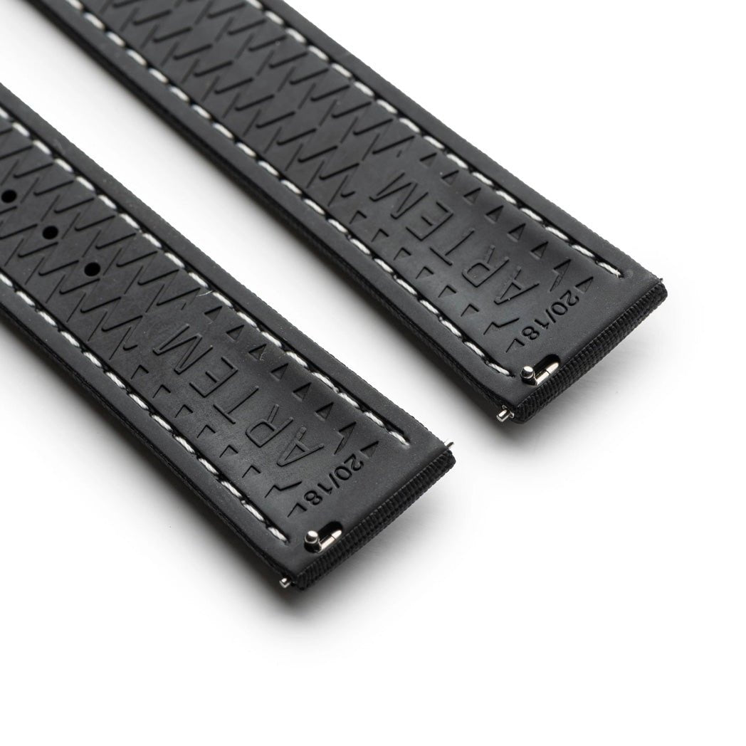 Artem Loop-Less HydroFlex Sailcloth Watch Strap - Event Horizon