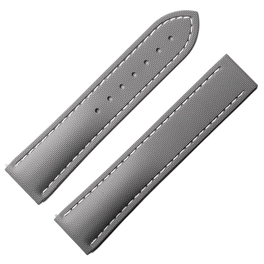 Artem Loop-Less HydroFlex Sailcloth Watch Strap - Lunar Ash